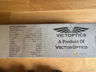 Puškohled VictOptics A3 2-6x32 AOE - 5
