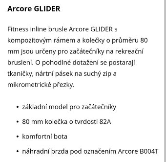 Kolečkové brusle Arcore Glider - 5