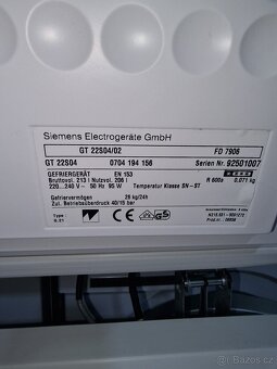 Pultovy mrazák Siemens - 5