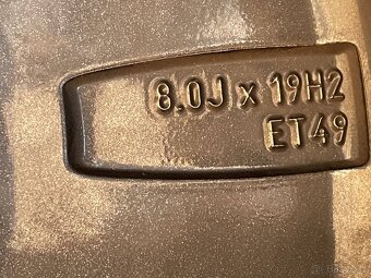 Original Alu disky 5x112 8j x19 ET 49 SEAT - 5