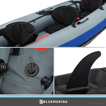 Nafukovací kajak Bluemarina Samoa, třímístná kánoe - 5