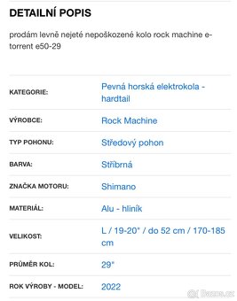 Elektrokolo Rock Machine e-torrent e50-29 - 5