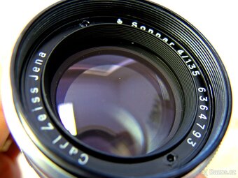Carl Zeiss Sonnar 135mm F4 - M42 závit - 5