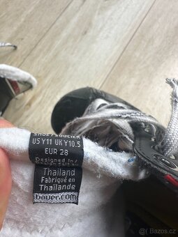 Dětské brusle Bauer 2X, vel. EUR 28, Y10, šířka D - 5