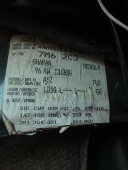 VW Sharan Náhradní díly - 5