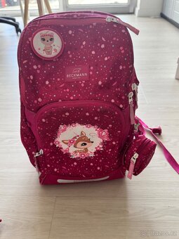 Beckmann školní aktovka/ set AIR RED FOREST DEER - 5