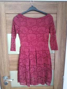 Celokrajkové společenské šaty S-M - 5