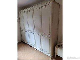 Krémově bílá ložnice Chippendale, 3803 - 5