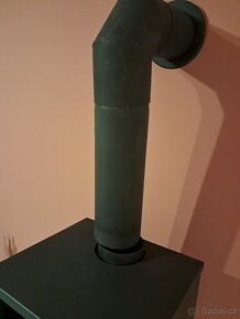 Roura/ koleno kouřová silnostěnná černá, pr. 150 mm/ 500mm/ - 5