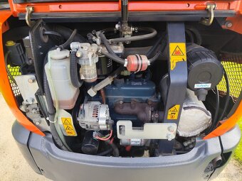 Minibagr Kubota KX016-4, rok 2018, 1600mth, roztah. pásy - 5
