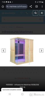Infrasauna Marimex ELEGANT 3001L 117x106 - 5