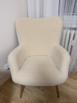 Hundested křeslo a podnožka - 5