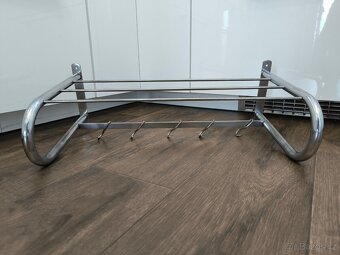 Funkcionalistický chromový věšák - 50. léta - 5