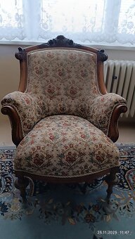 Starožitná sedací souprava - 5