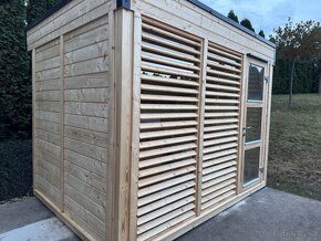 Moderní venkovní sauna - 5