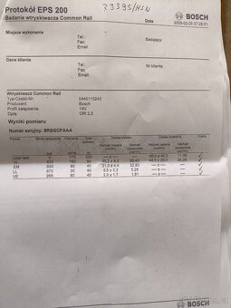 Repasované vstřiky Bosch  0445110243, Opel, Saab, fiat - 5