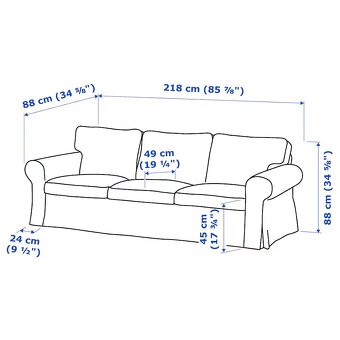 Pohovka Ektorp Ikea - 5