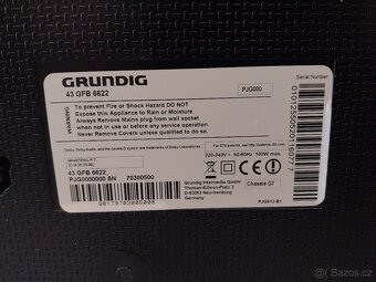 Prodám Televizi zn.Grundig 43GFB6622 - 5