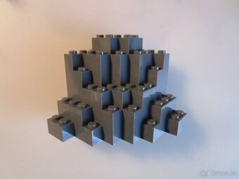 Lego castle/city kostka cihla 1x2 1,9Kč/ks a skály - 5