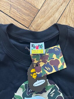 BAPE černé tričko L - 5