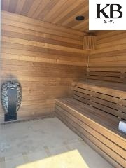 Zahradní sauna / kontejnerová sauna / venkovní sauna 2,7x2,5 - 5