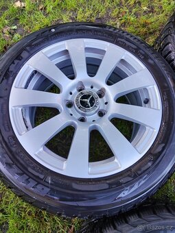 Zimní sada Mercedes w212 5x112 Bridgestone 205/55/16 - 5