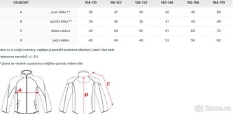 Dětská zimní bunda NAX vel. 164-170 - 5