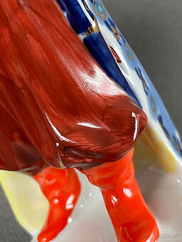 Porcelánová soška Kozák 23 cm, Polonne USSR - 5