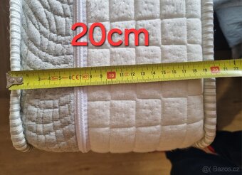 Manželská postel 180x200 včetně roštů, matrace a stolků Top - 5