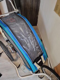 Thule Chariot CX - modrý - na kolo, běhání + miminkovník - 5