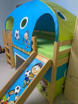 Doplňky k vyvýšené posteli DOMESTAV -stan, žebřík, skluzavka - 5