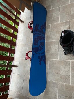 Snowboard Sims Chaos 160 cm +vázání Burton Custom boty 42 - 5