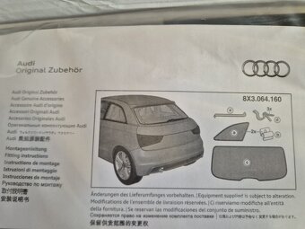 sluneční clony Audi A1 3 dvéřové od 2010 8X3064160 - 5