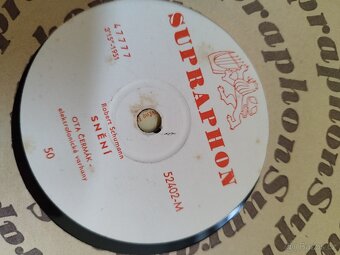 Gramofonové desky z 50. Let. Šelakové, nepoškrabané - 5