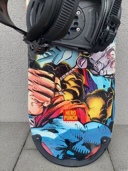 Snowboard BEANY HERO PUNCH, 130 cm + boty WESTIGE - 5