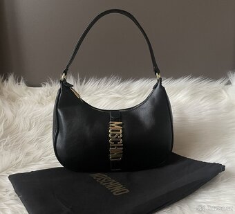 Moschino Black Logo kabelka - 5