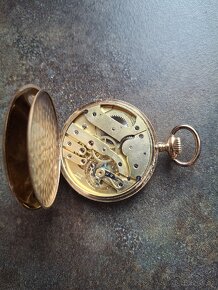 Zlaté kapesní hodinky J.Calame Robert - 5