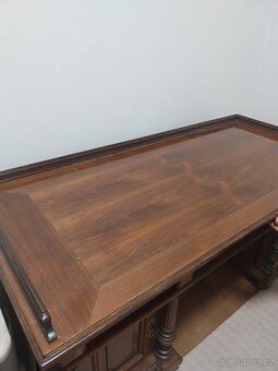 Starožitný psací stůl - zrenovovaný - 5