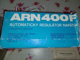 Prodám stabilizátor napětí ARN400F 220V/400W. - 5