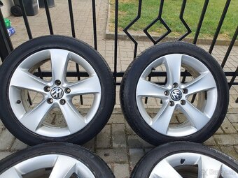 Alu kola vw 5x112 r17 6,5j et39 pneu 205/50/17 - 5