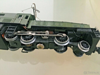Starověký Märklin CCS. 3, hranaté držáky lamp, mlýnek na hou - 5
