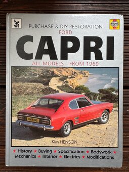 FORD CAPRI originální montážní a renovační manualy - 5