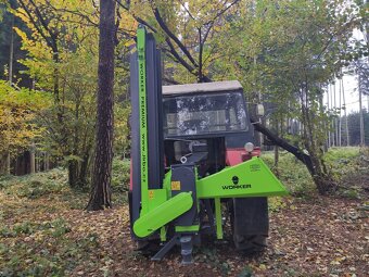 štěpkovac špalíkovač za traktor do120mm s dopravnikem - 5