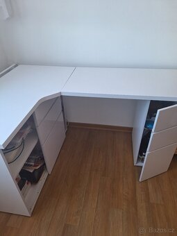 Rohový psací stůl - 5