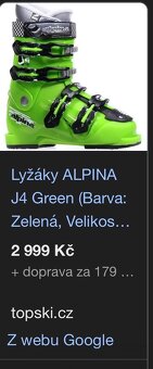 Lyžařské boty Alpina J4 - 5