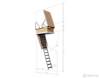 Půdní schody JAP Aristo 700x1200 - 5