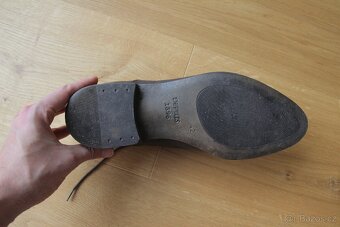 Baťa kožené boty hnědé velikost 42 - 5