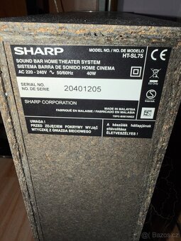 Prodám domácí kino Sharp HT-SL75 - 5
