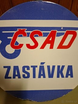 Smaltovaná cedule ČSAD - 5