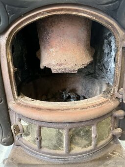 Historická AMERICKÁ KAMNA - litinová - 5